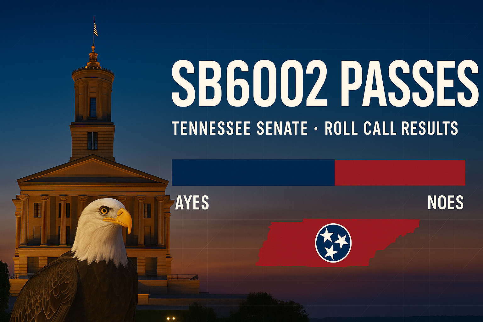 Tennessee Senate Passes SB6002: Who Voted in Favor?