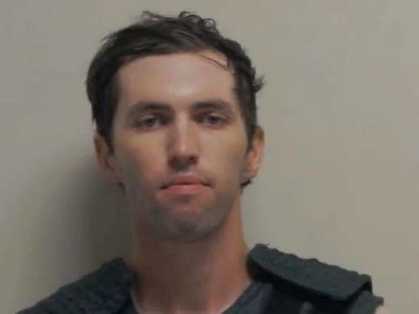 Booking-style image reported to depict Tyler James Robinson, Sept. 12, 2025